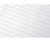110x125" T-250 Martex Patrician Stripe King Flat Sheets