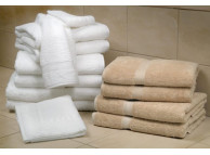 35" x 70" White Magnificence™ 24 lb. XL Hotel Bath Sheet