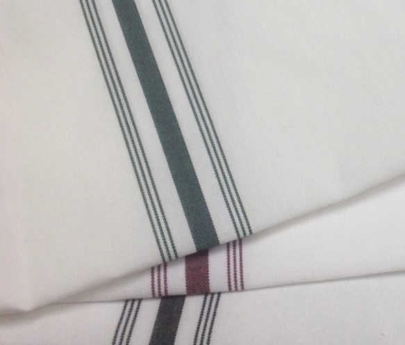 Colored Striped Bistro Napkin 100 Spun Polyester