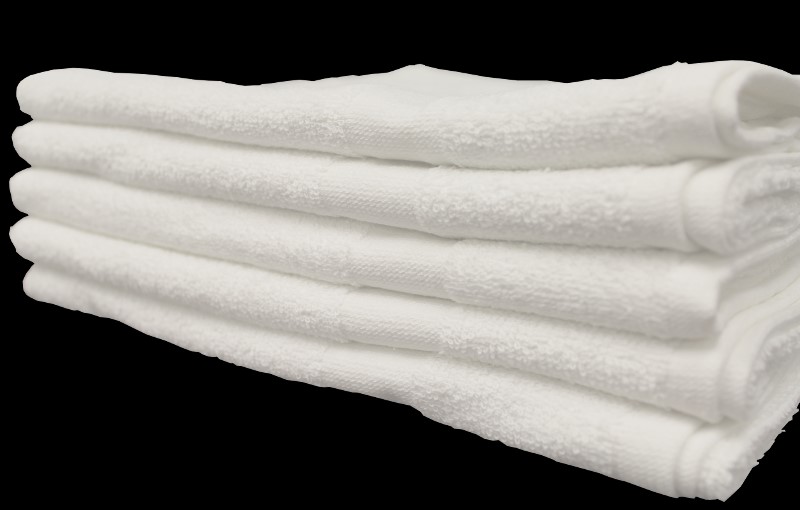 12x12 Premium Poly Cotton Wash Cloths 1 lbs., Hospitality Supplies