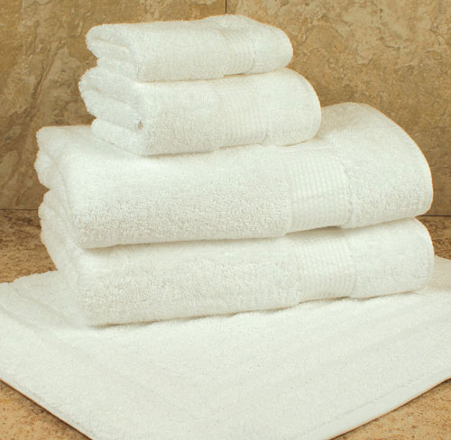 27 x 58 Lotus™ Egyptian Cotton 18 lb. White XL Bath Towel