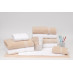 22" x 44" 6 lb. White Dependability™ Bath Towel