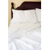 60" x 80" x 15" T-180 White Queen XXD Percale Fitted Sheets