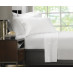 90" x 105" Ultra Touch Microfiber Queen Size White Flat Sheets